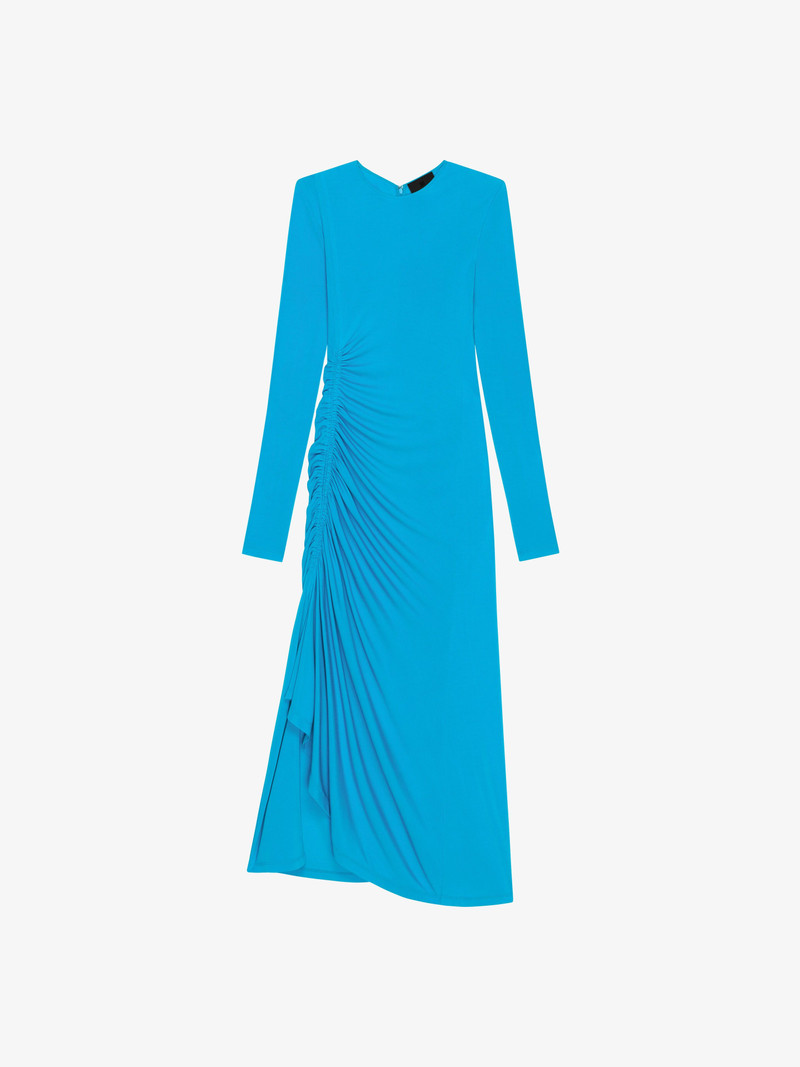 DRAPED DRESS IN CREPE - 1