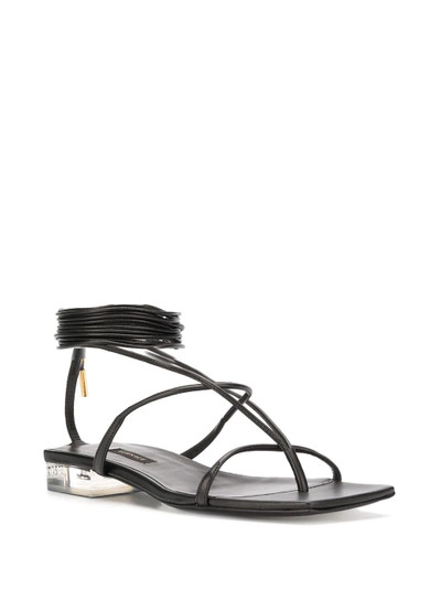 VERSACE wraparound thong sandals outlook