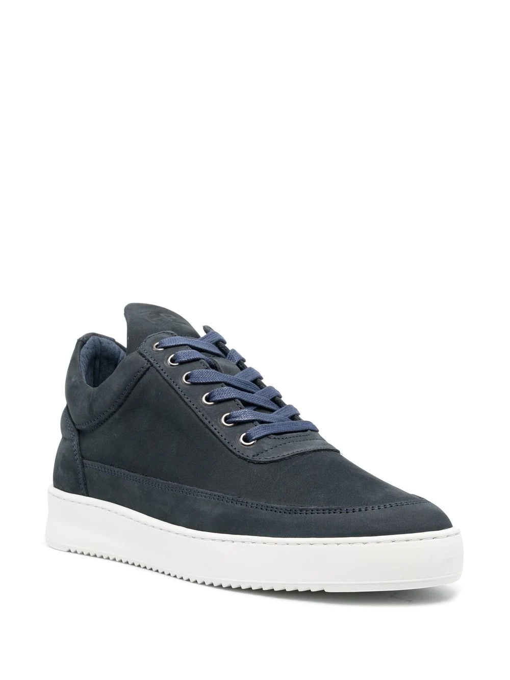 low-top suede sneakers - 2
