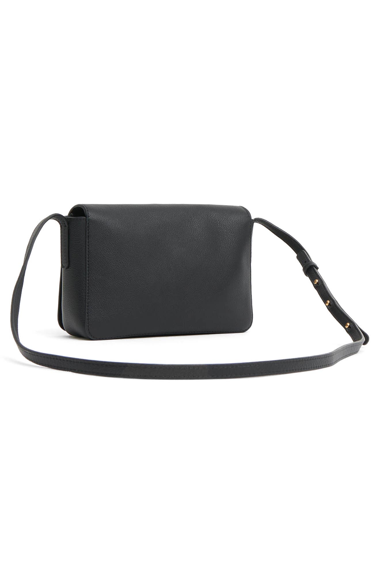 Mansur Gavriel Clio Leather Shoulder Bag in Black at Nordstrom - 2