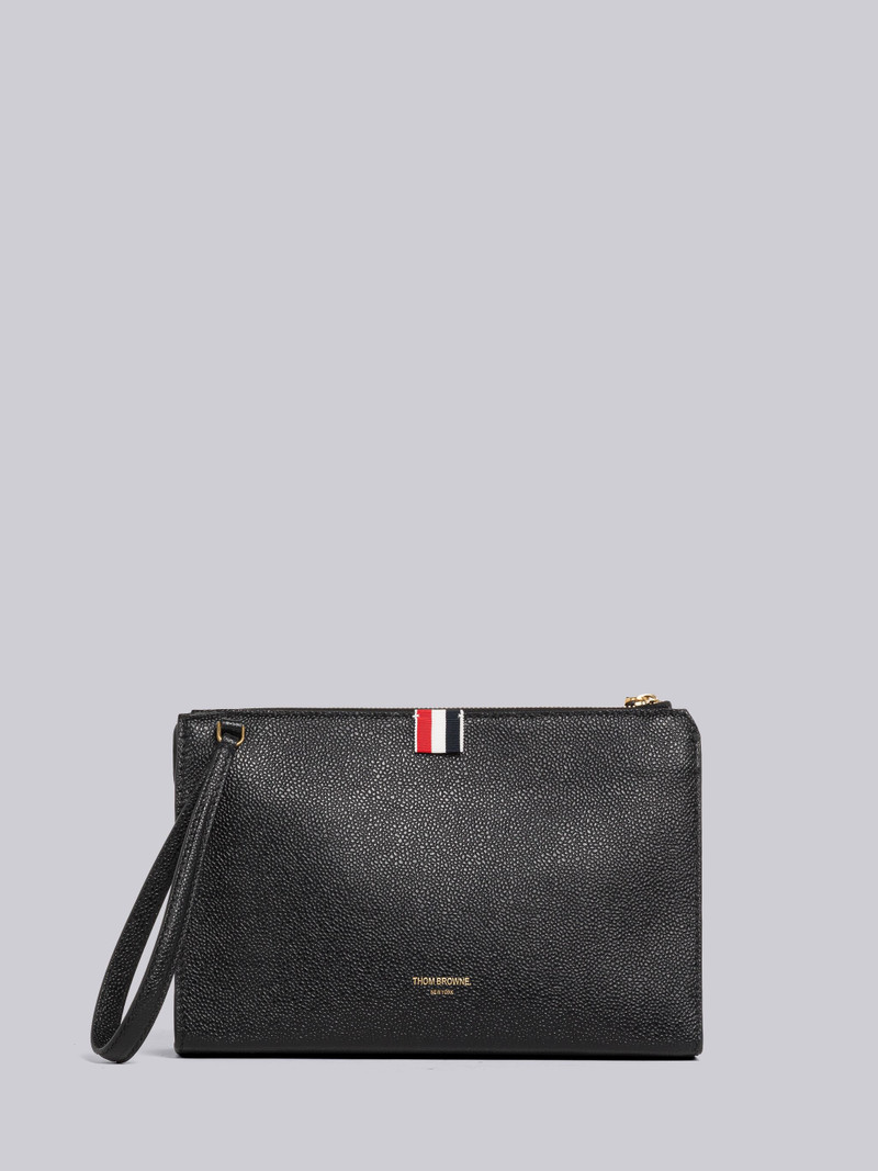 Pebble Grain Leather Mr. Thom Wristlet 3