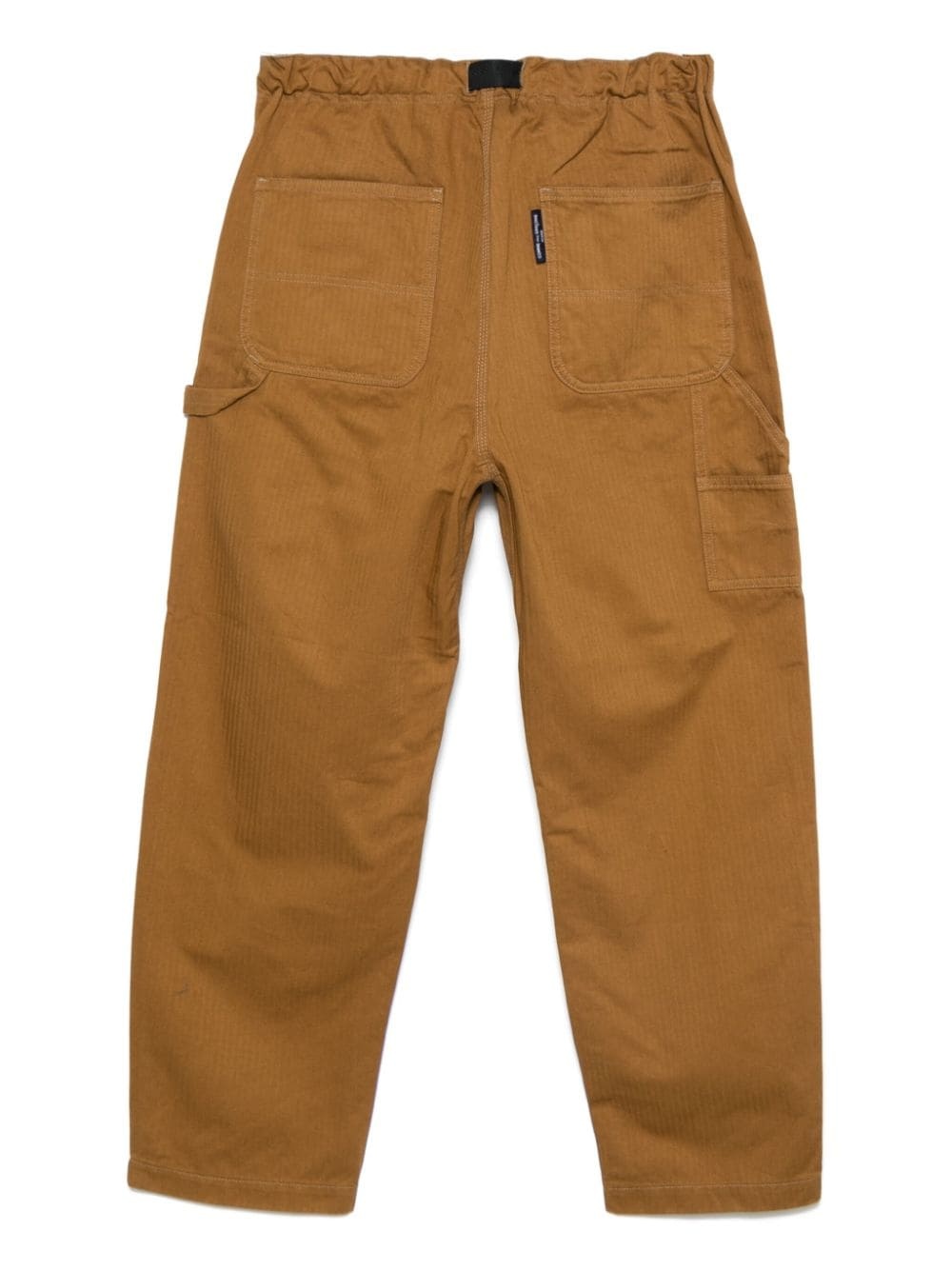 herringbone-pattern trousers - 2