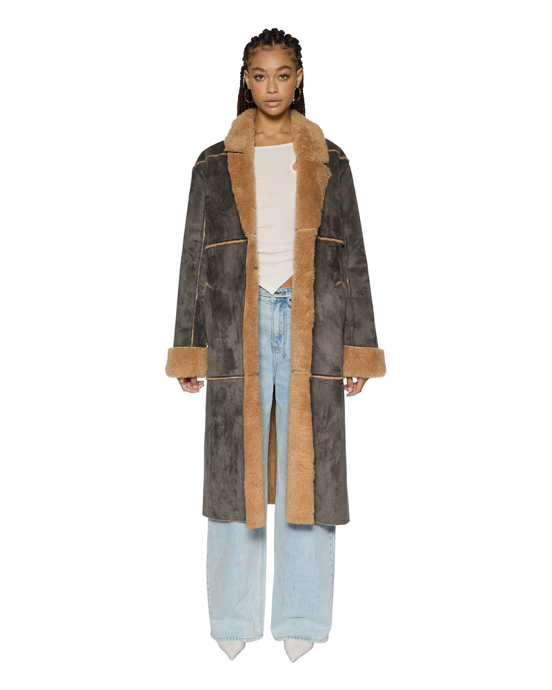 Ksubi HUSTLER COAT STEEL/TAN outlook