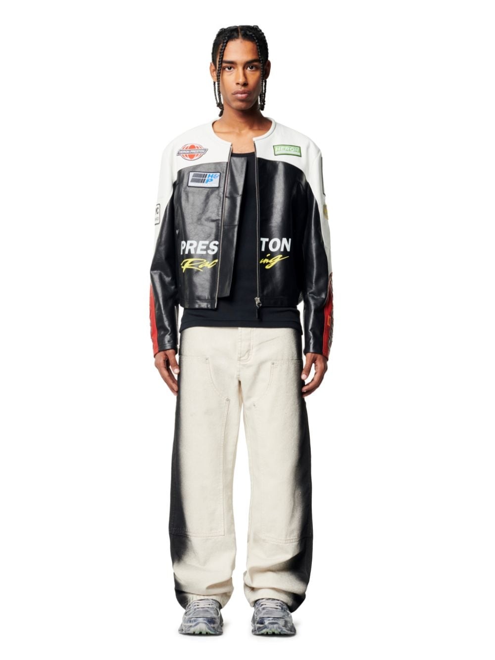 Moto Patches Leather Jkt - 2