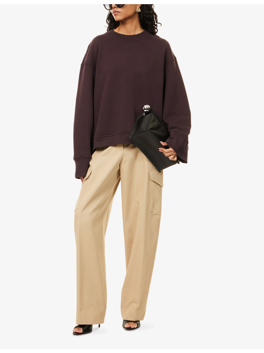 Talia Relaxed-Fit Cotton-Blend Sweatshirt - 2
