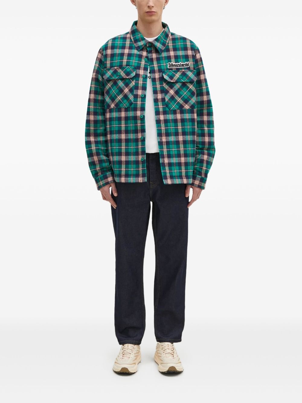 plaid shirt jacket - 2