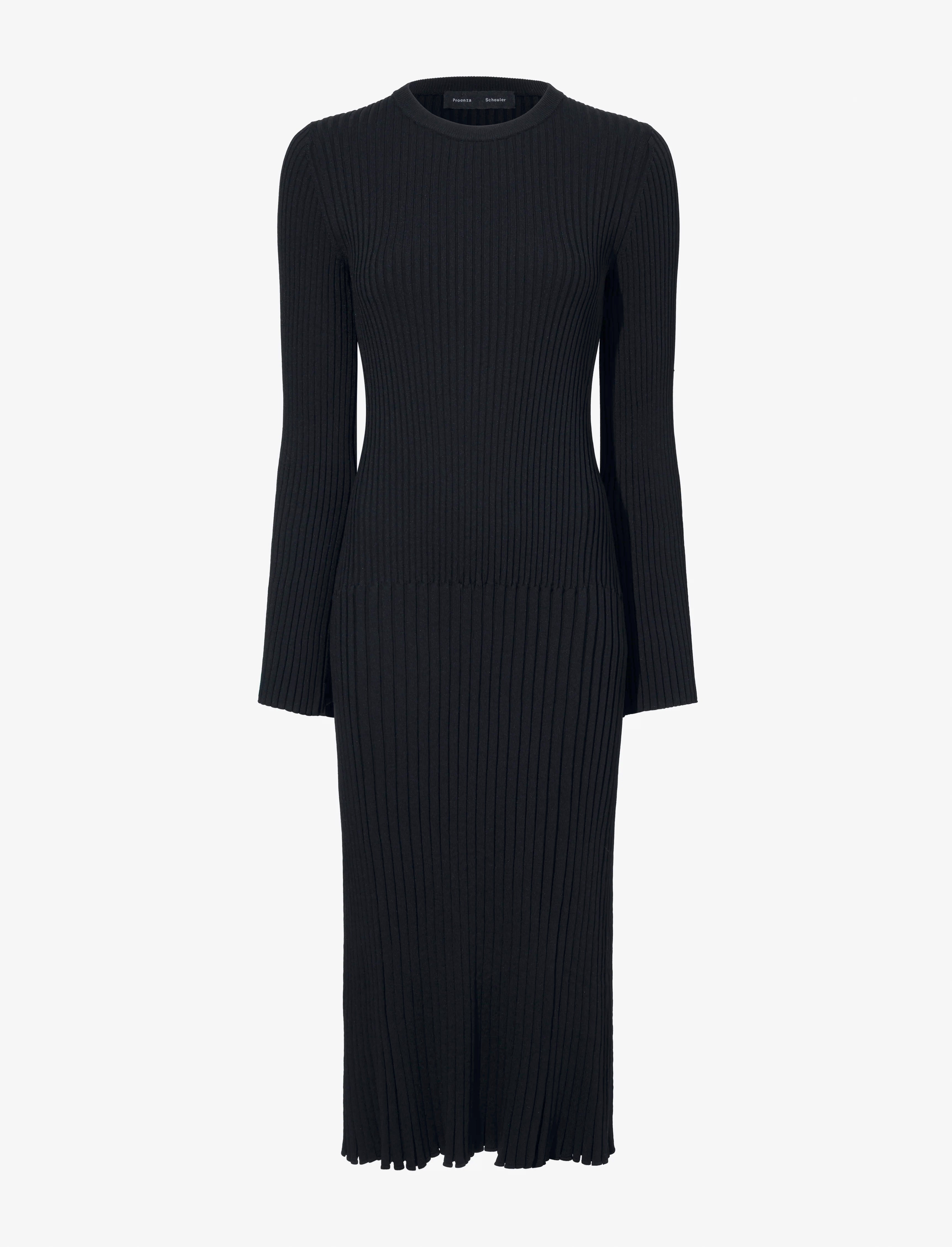 Kenna Dress in Midweight Viscose Rib - 1