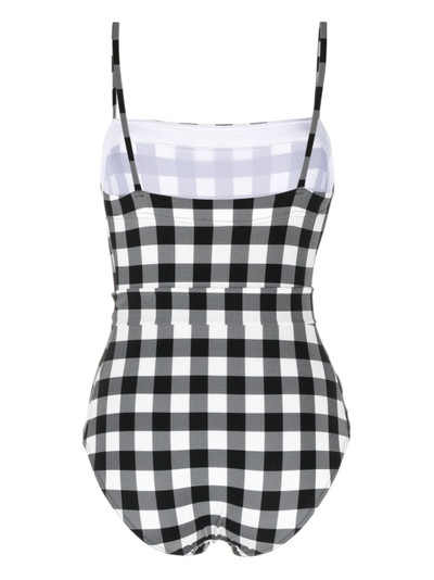 ERES Prisme gingham-print swimsuit outlook