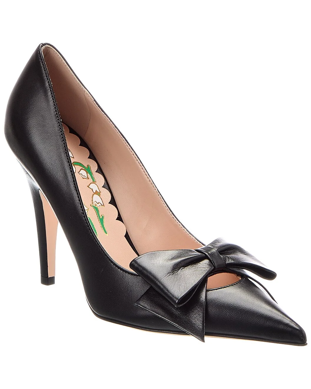 Valentino Bowow 100 Leather Pump - 1