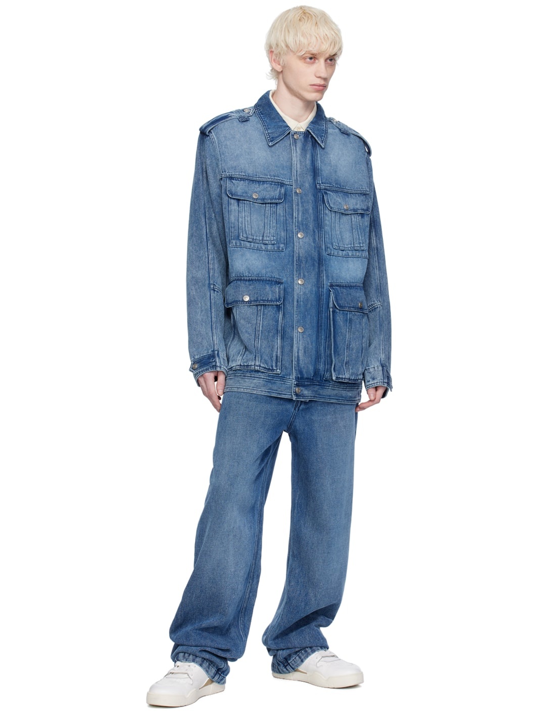Blue Taho Denim Jacket - 4