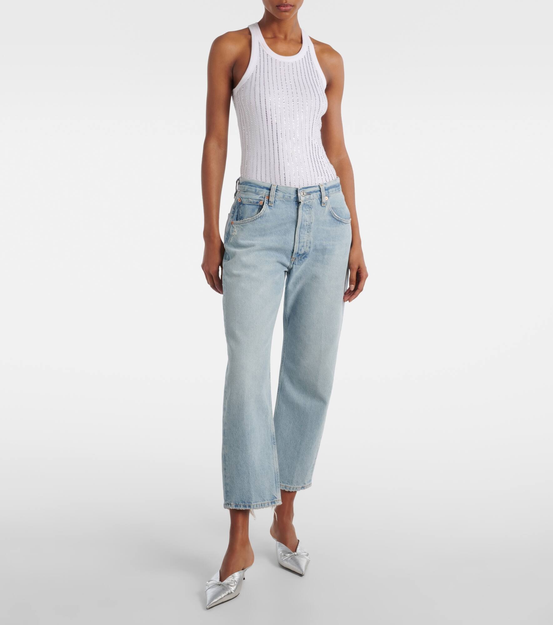 Jeans Wislow cropped straight jeans - 7