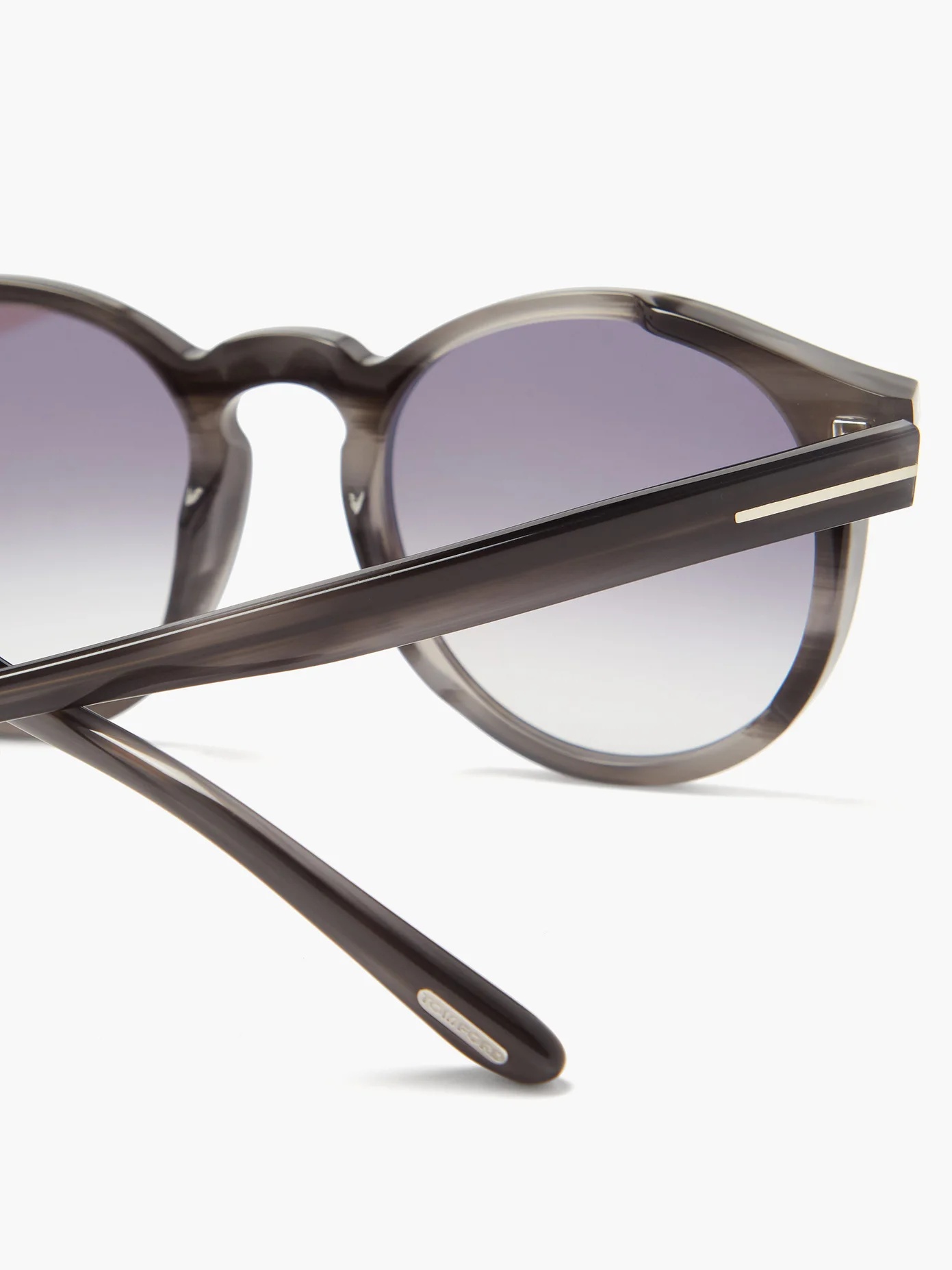 Ian round tortoiseshell-acetate sunglasses - 4