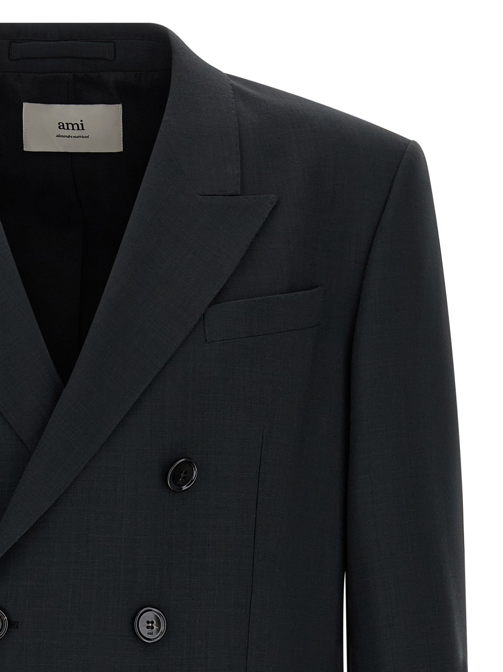 Wool Blazer Gray - 3