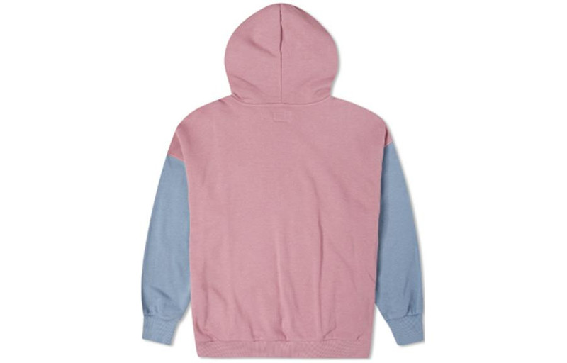 Converse (WMNS) Converse Oversized Color-Blocked Pullover Hoodie 'Pink Aura Multi' 10022963-A01 outlook