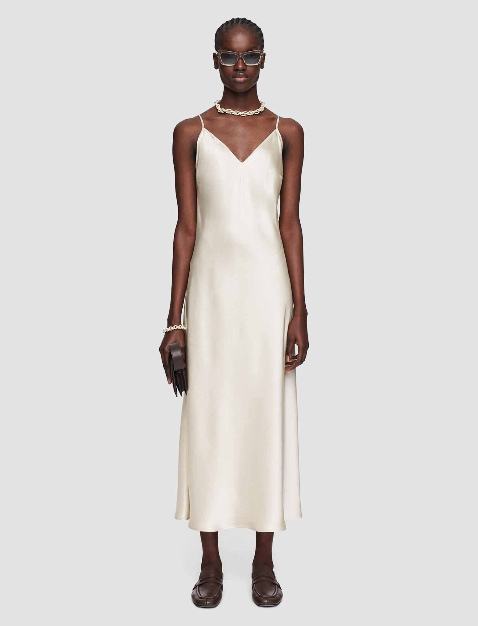 Silk Satin Clea Dress - 2