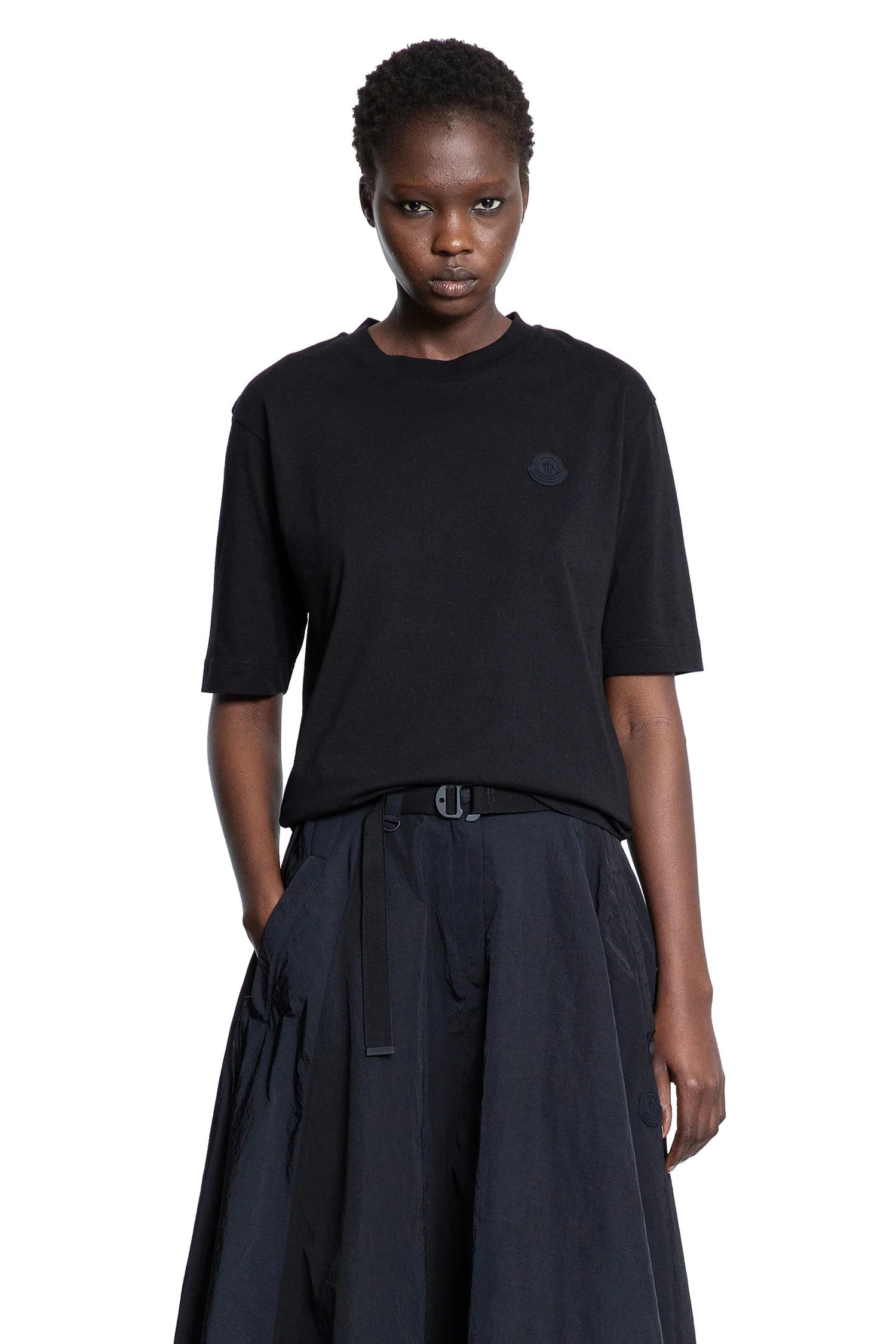 Blurred-Logo-Cotton-T-Shirt - 5