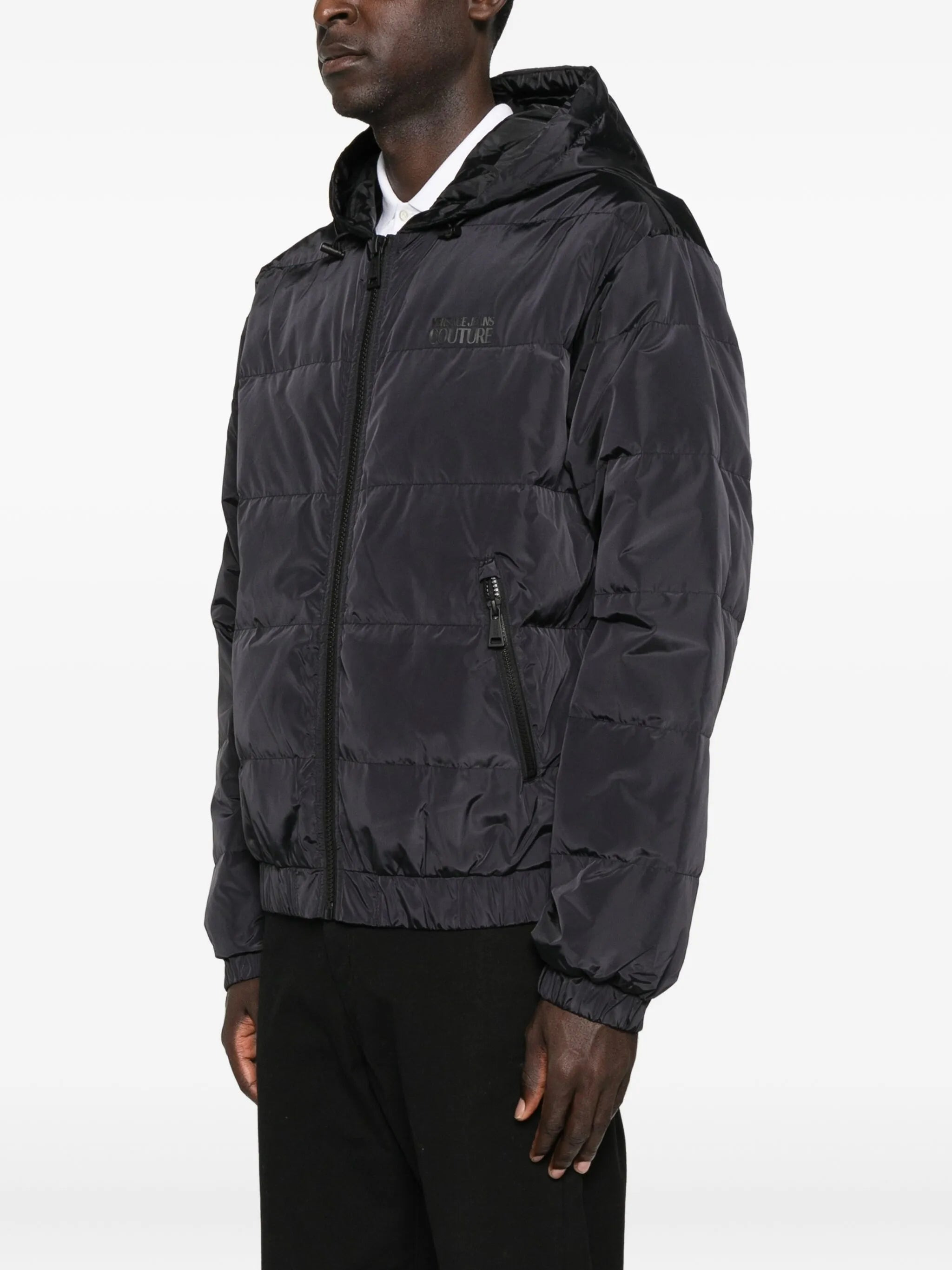 Versace Jeans Couture Quilted Hooded Jacket - 4