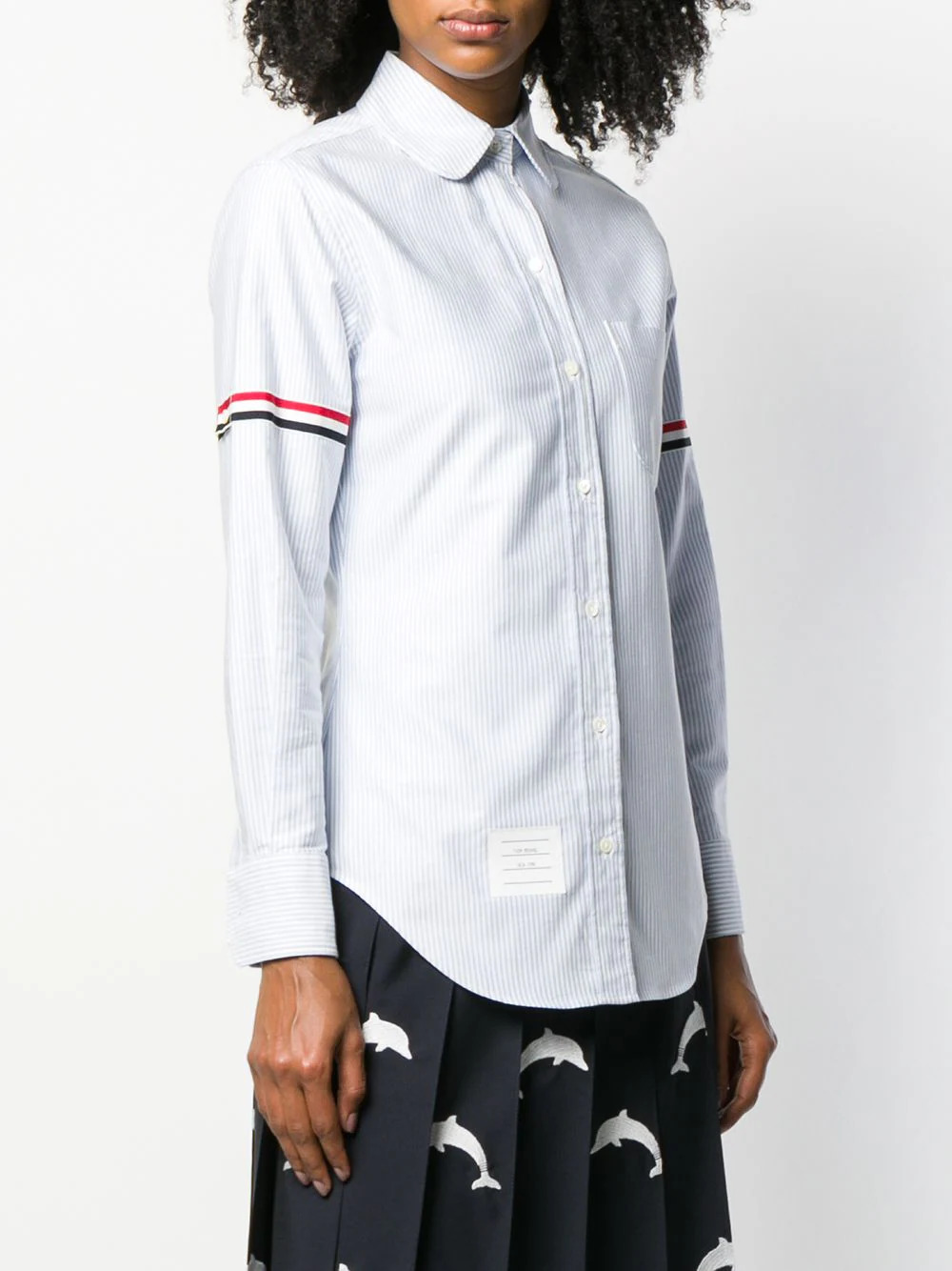 Classic Long Sleeve Round Collar Top - 3