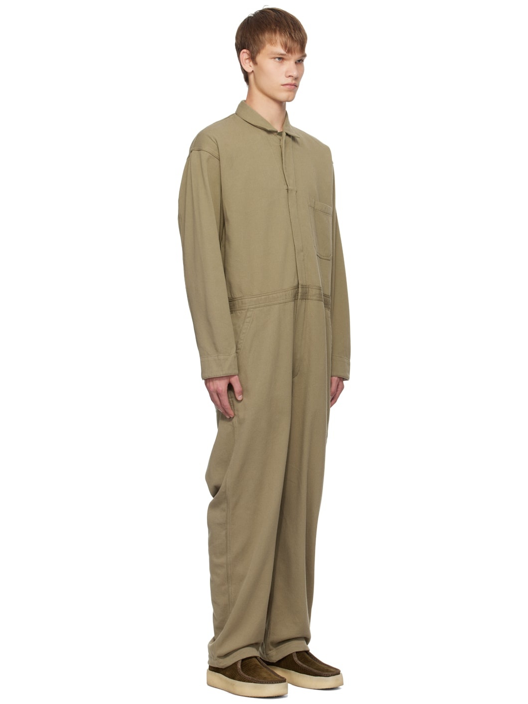 Beige All-In-One Jumpsuit - 2