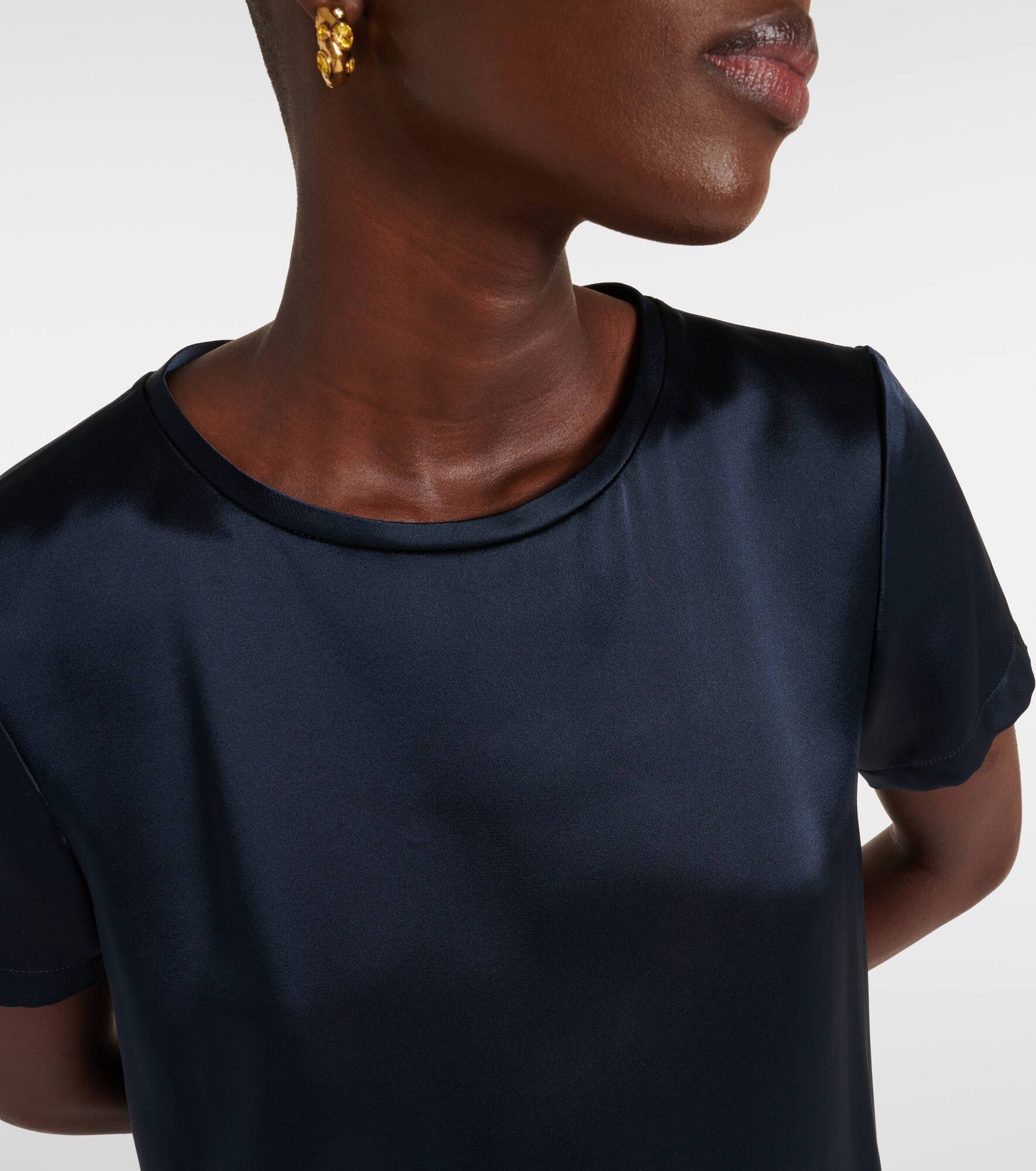 Rebecca satin T-shirt - 4