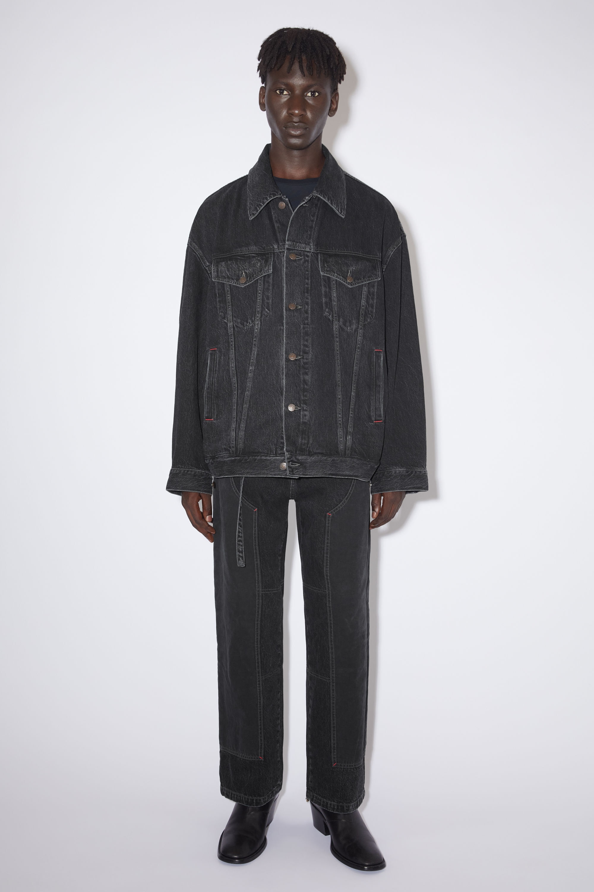 Denim jacket - Black - 5