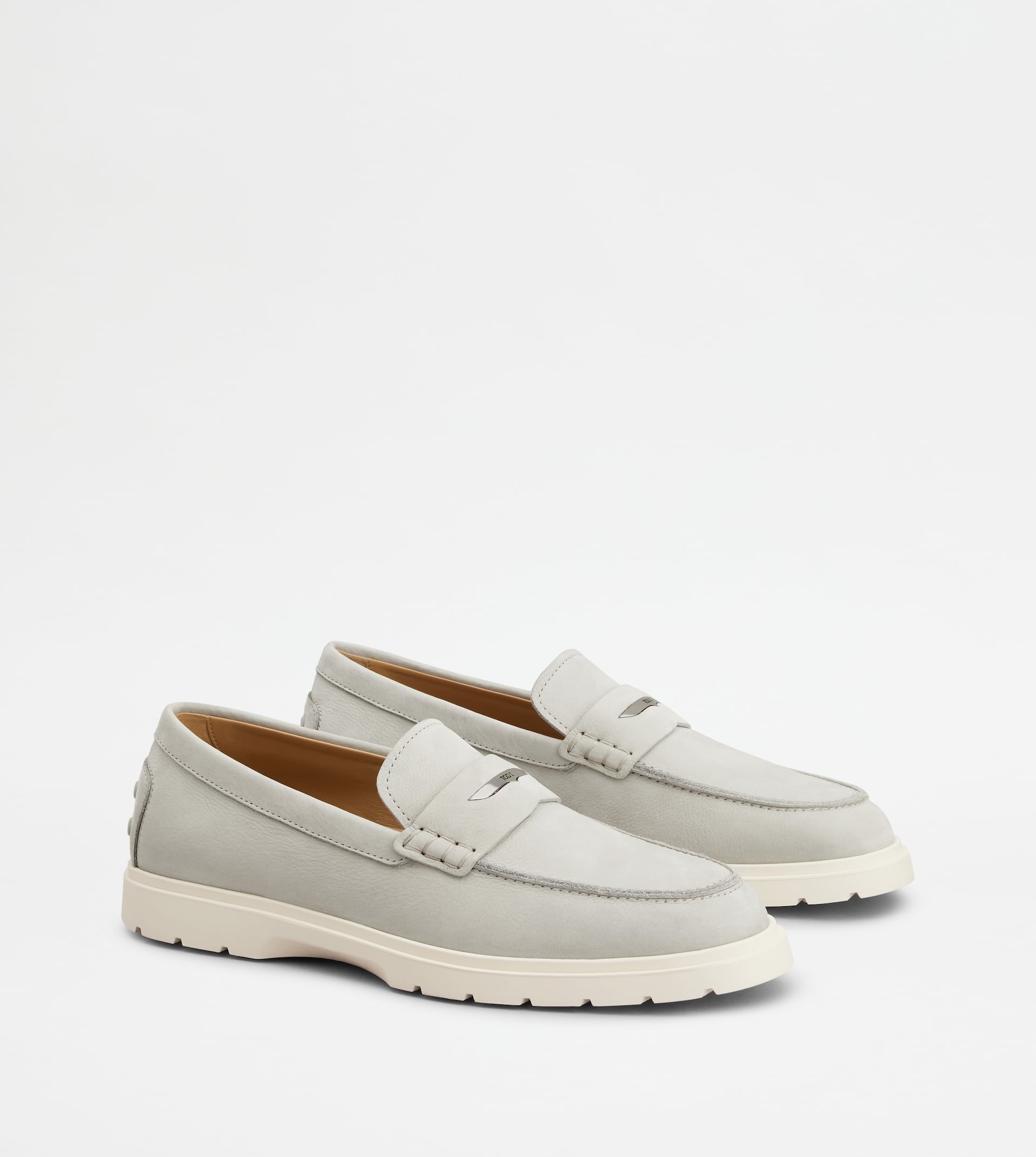 LOAFERS IN NUBUCK - GREY - 2