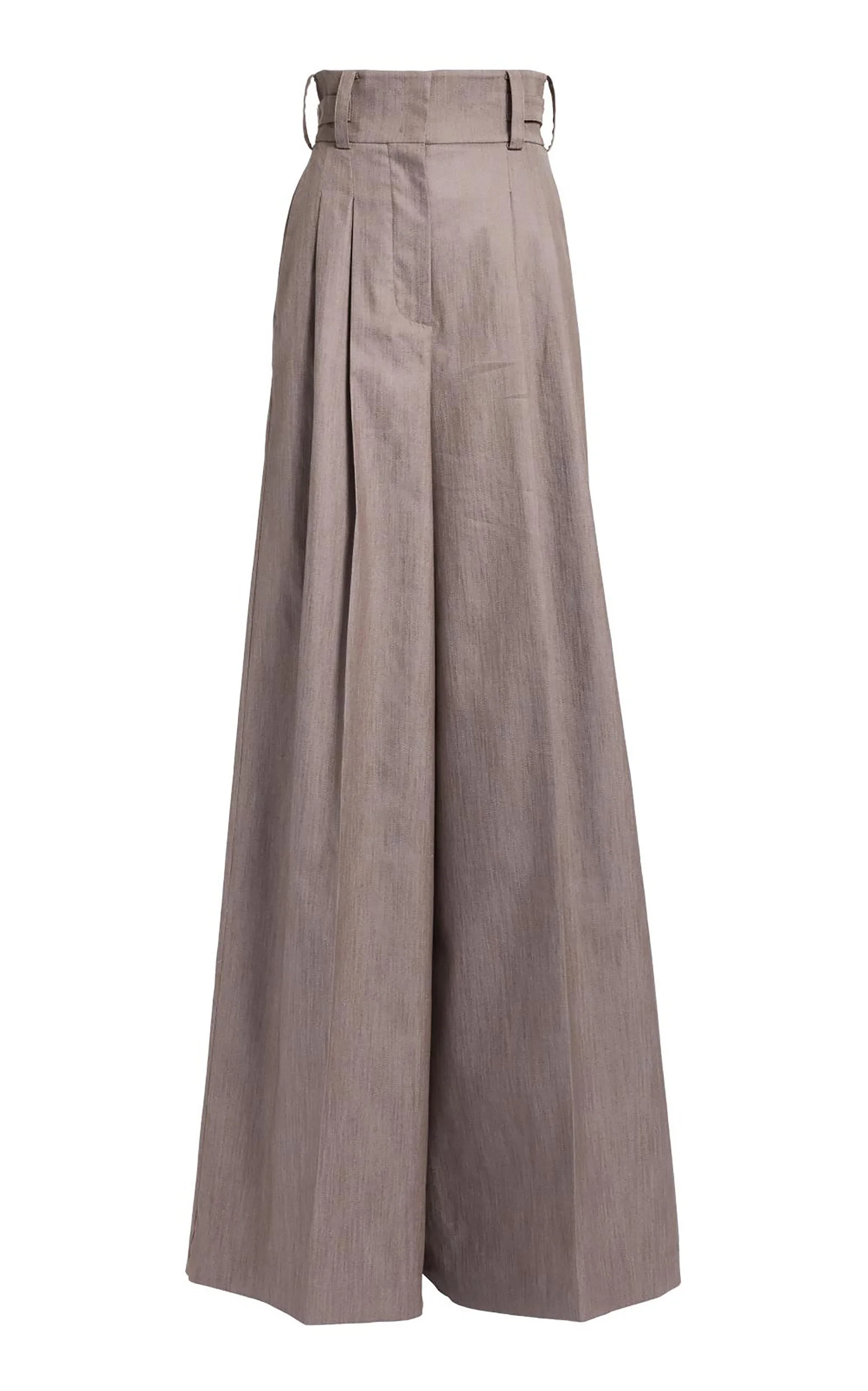 Cotton Twill Pants brown - 1