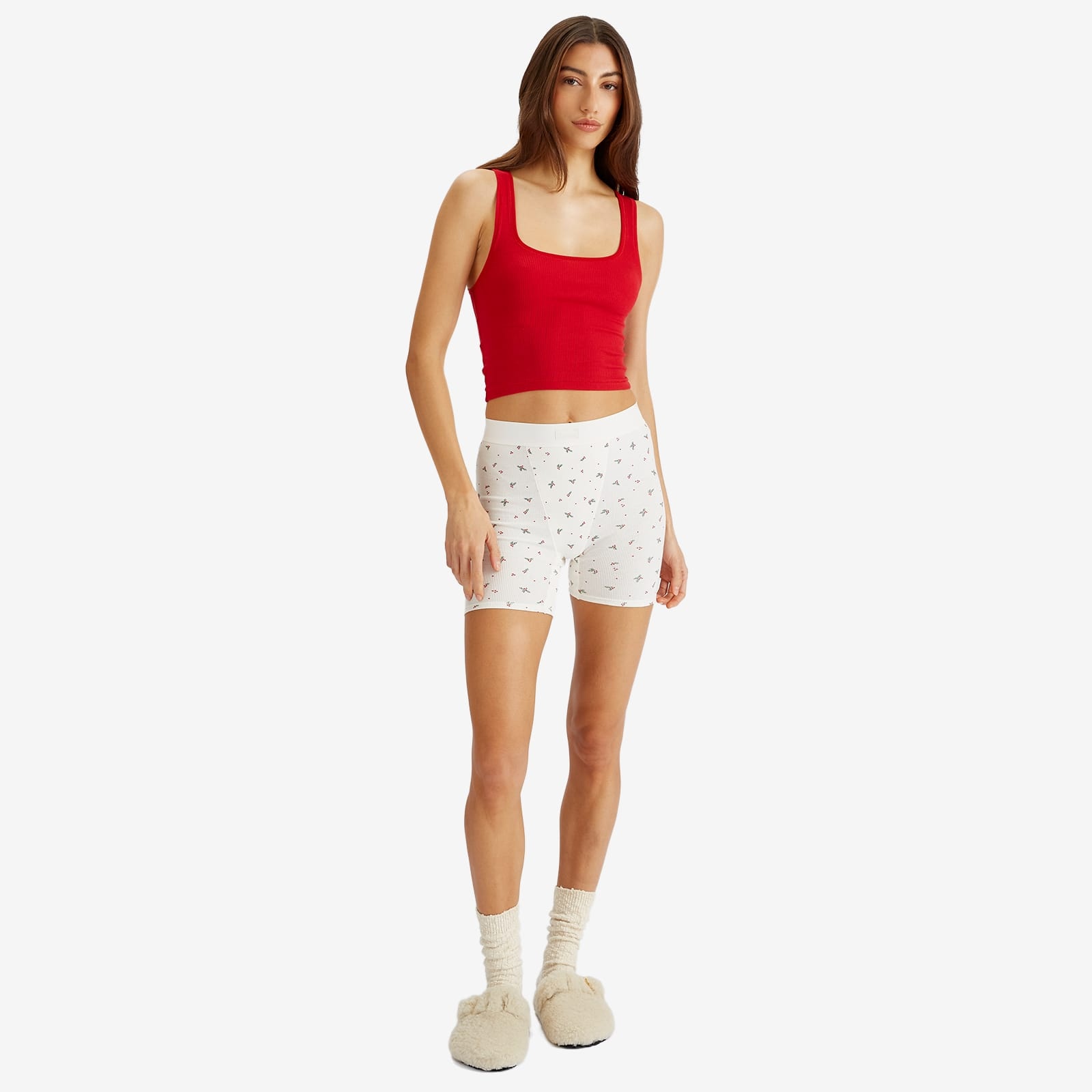 SKIMS Cotton Rib Boxer 3-Pack - 4