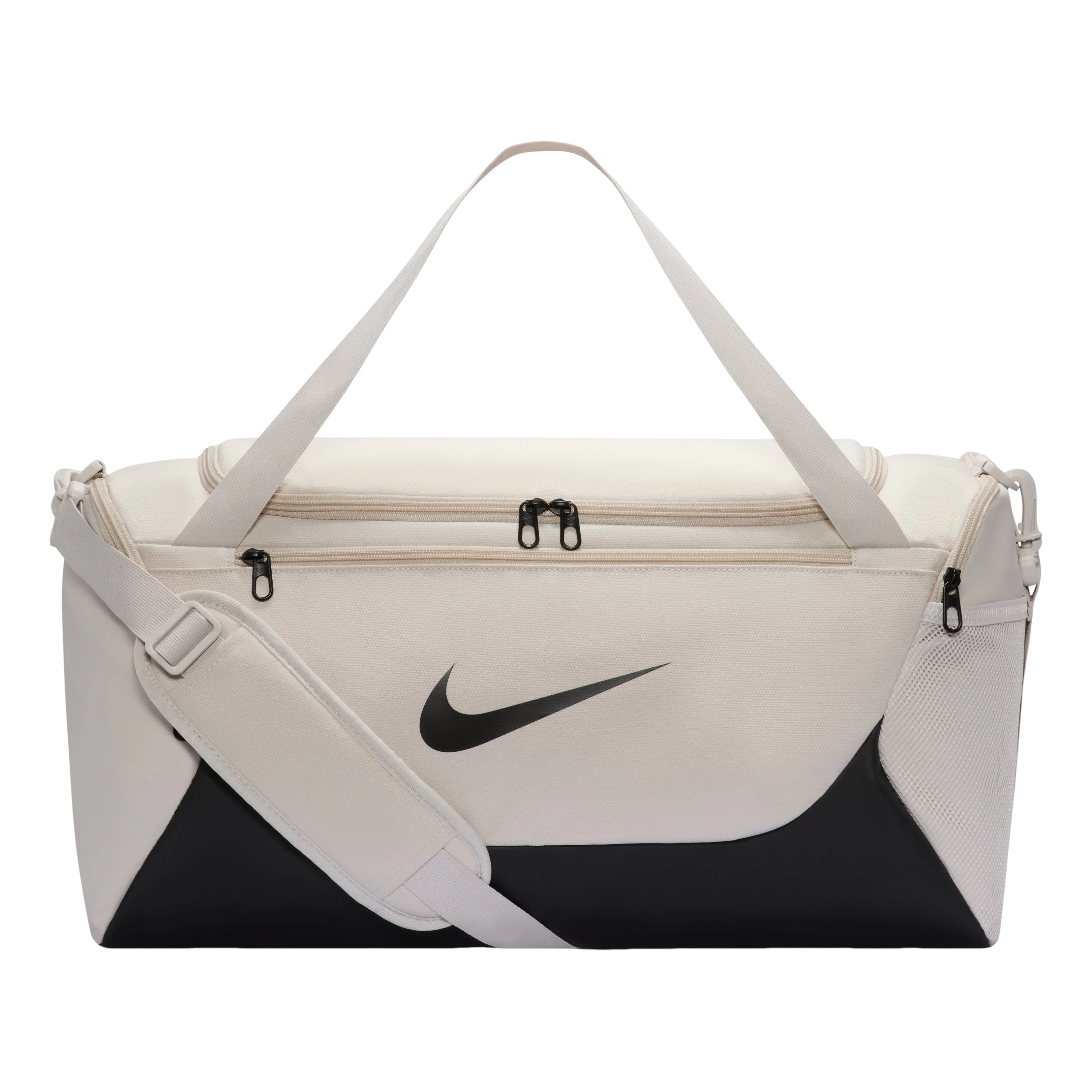 Nike Brasilia 40L Small Duffel Bag 'Light Bone Black' IB4394-072 - 1
