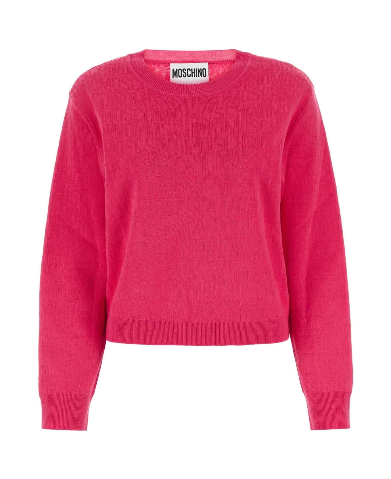 Fuchsia Viscose Sweater - 1