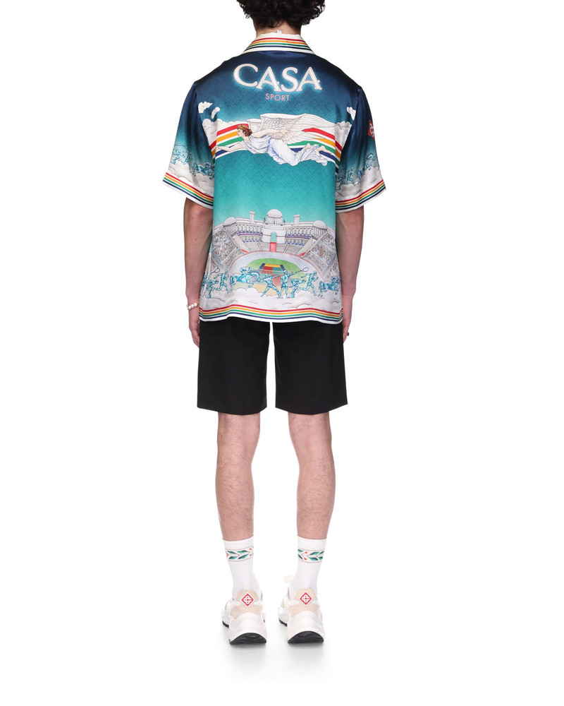 CASABLANCA La Déesse Du Stade Silk Shirt | Casablanca Paris outlook