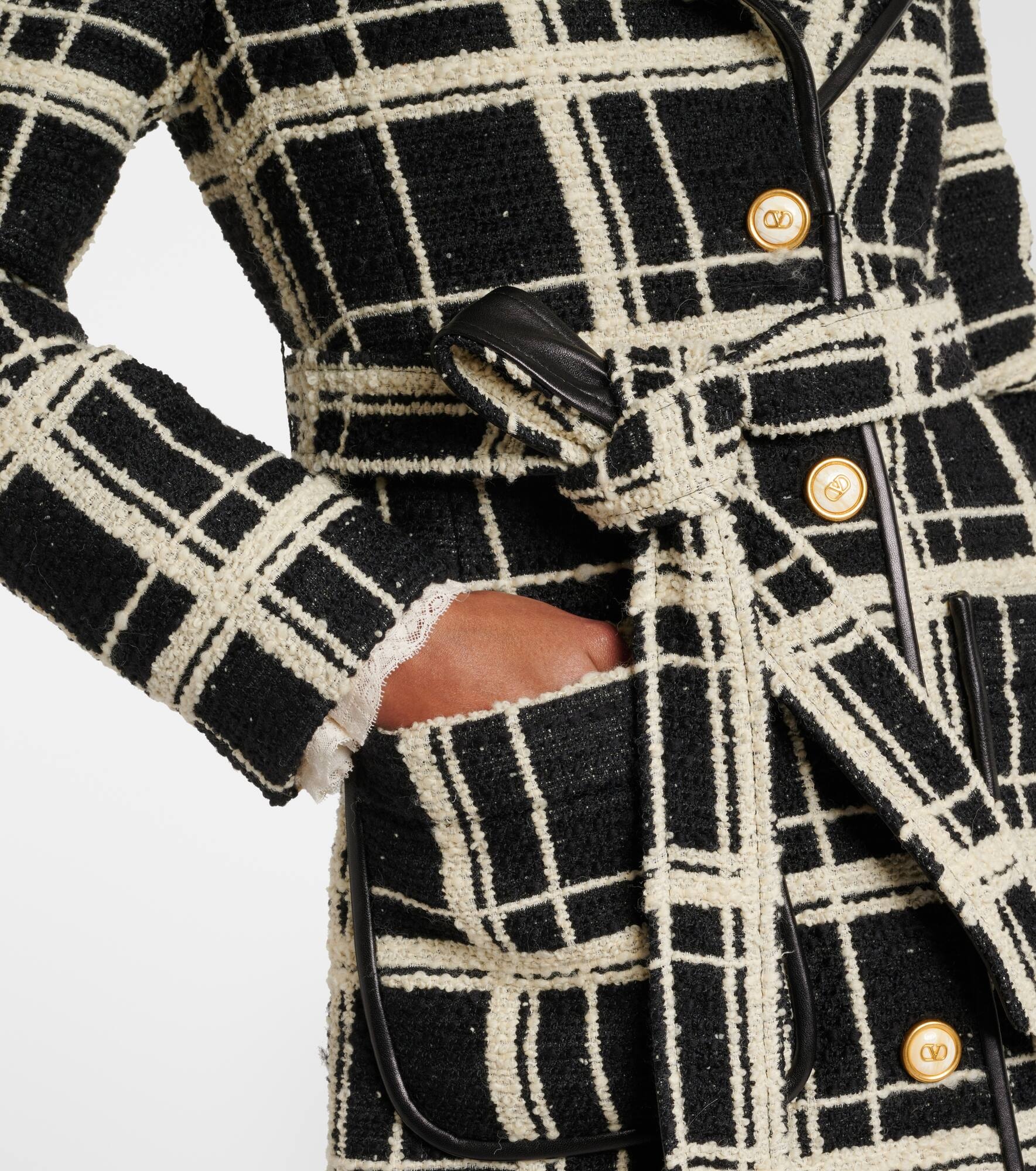Mossi wool-blend tweed coat - 5