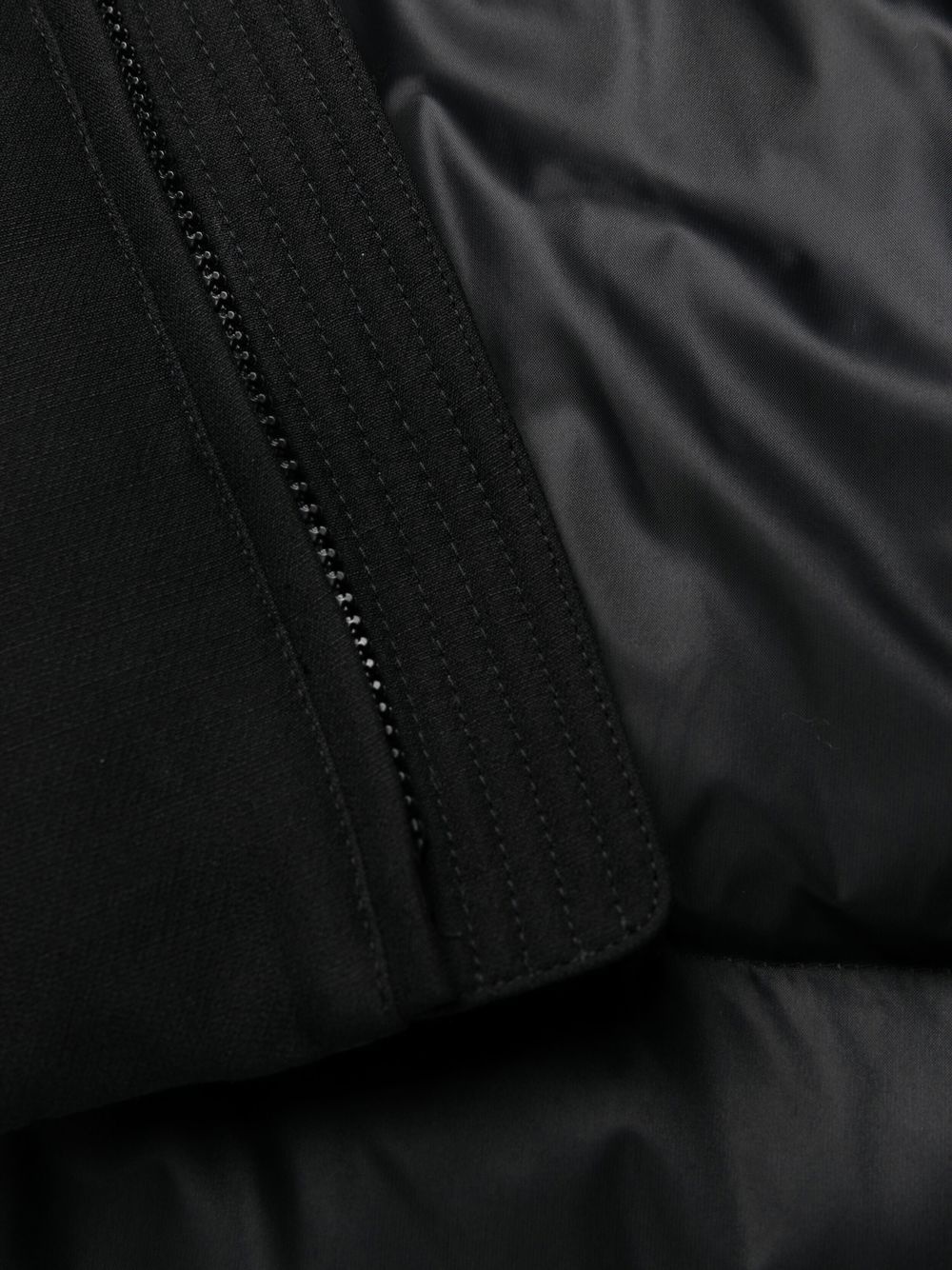 zip-up hooded coat - 6
