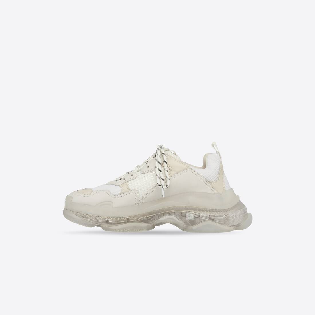 Men's Triple S Sneaker Clear Sole in White - 5