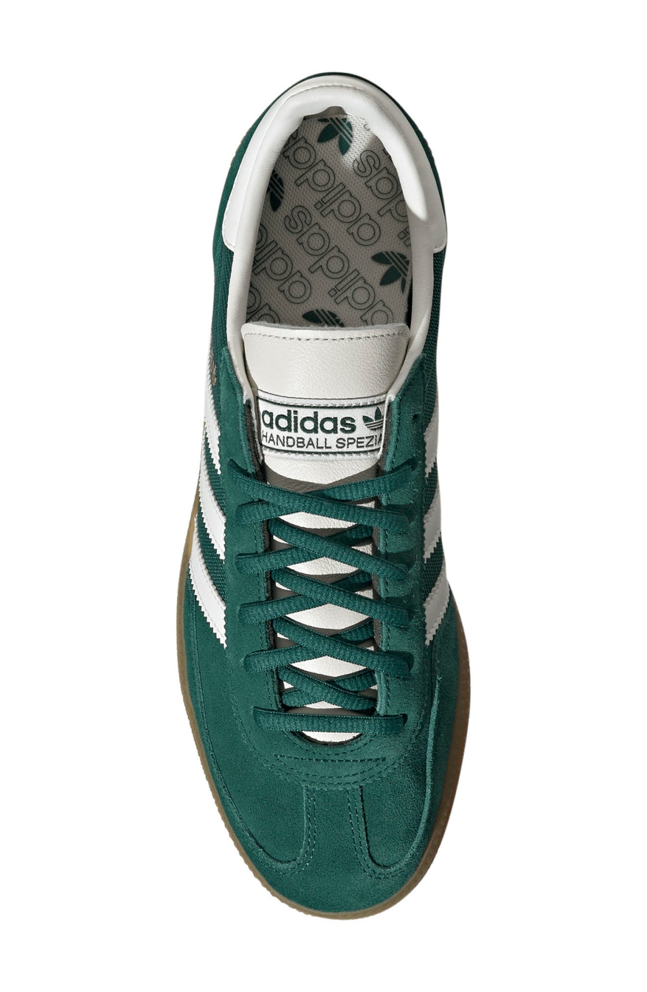 adidas Gender Inclusive Handball Spezial Sneaker in Green/Cloud White/White at Nordstrom - 4