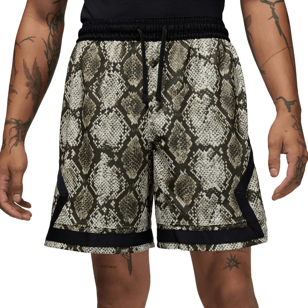 Jordan Mens Jordan Dri-FIT Sport Diamond Printed Shorts - 1