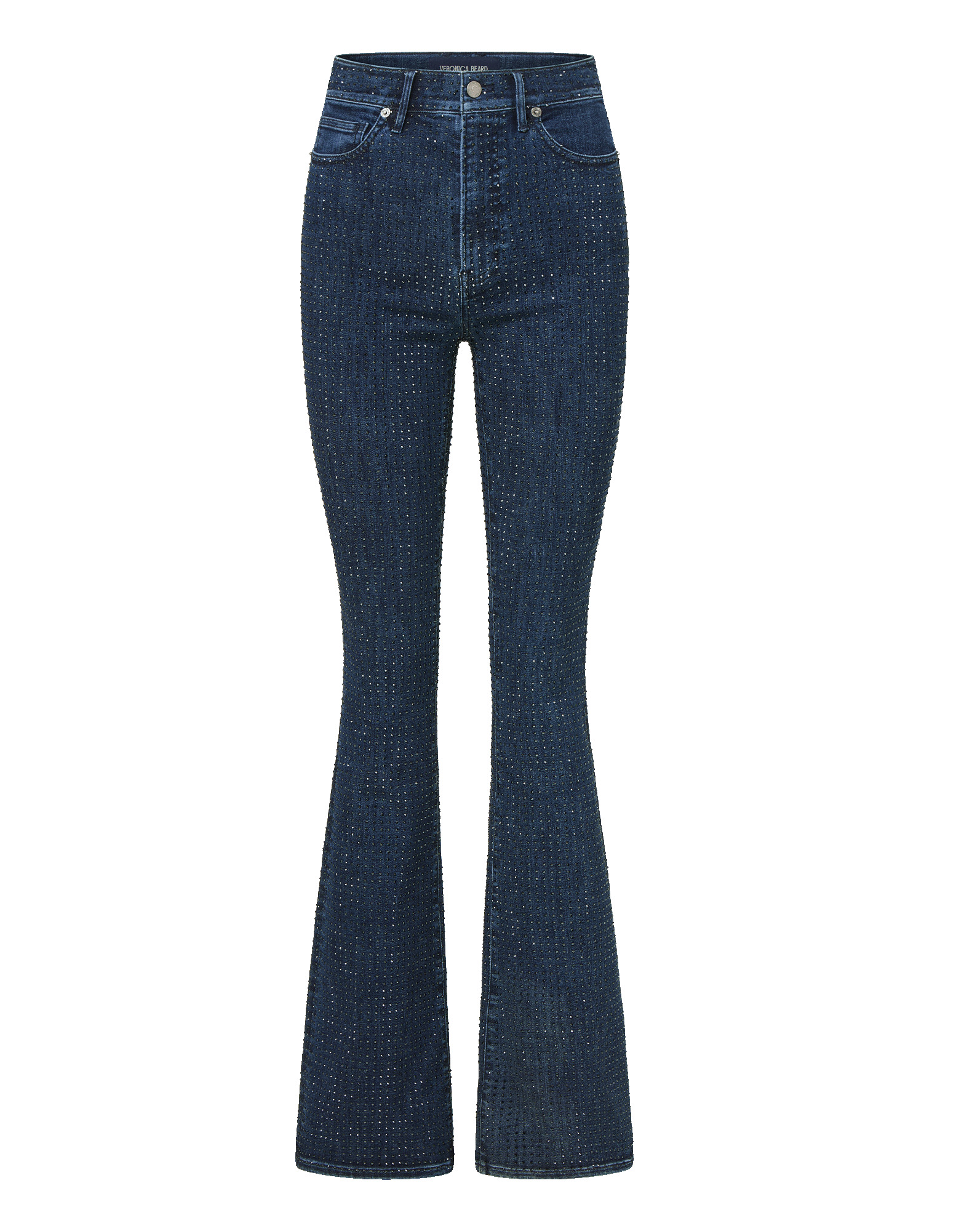 BEVERLY RHINESTONE SKINNY-FLARE JEAN - 1