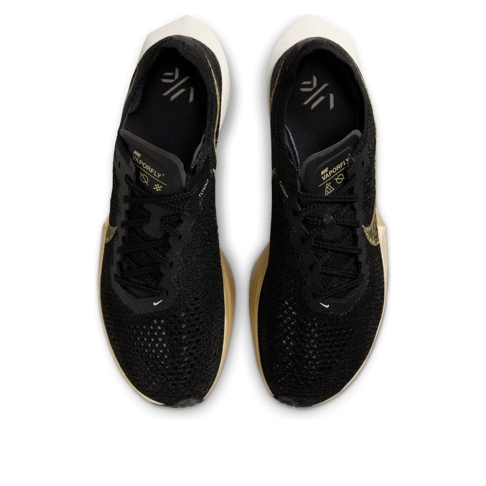 Nike ZoomX VaporFly Next% 3 'Black Metallic Gold Grain' DV4129-001 - 3