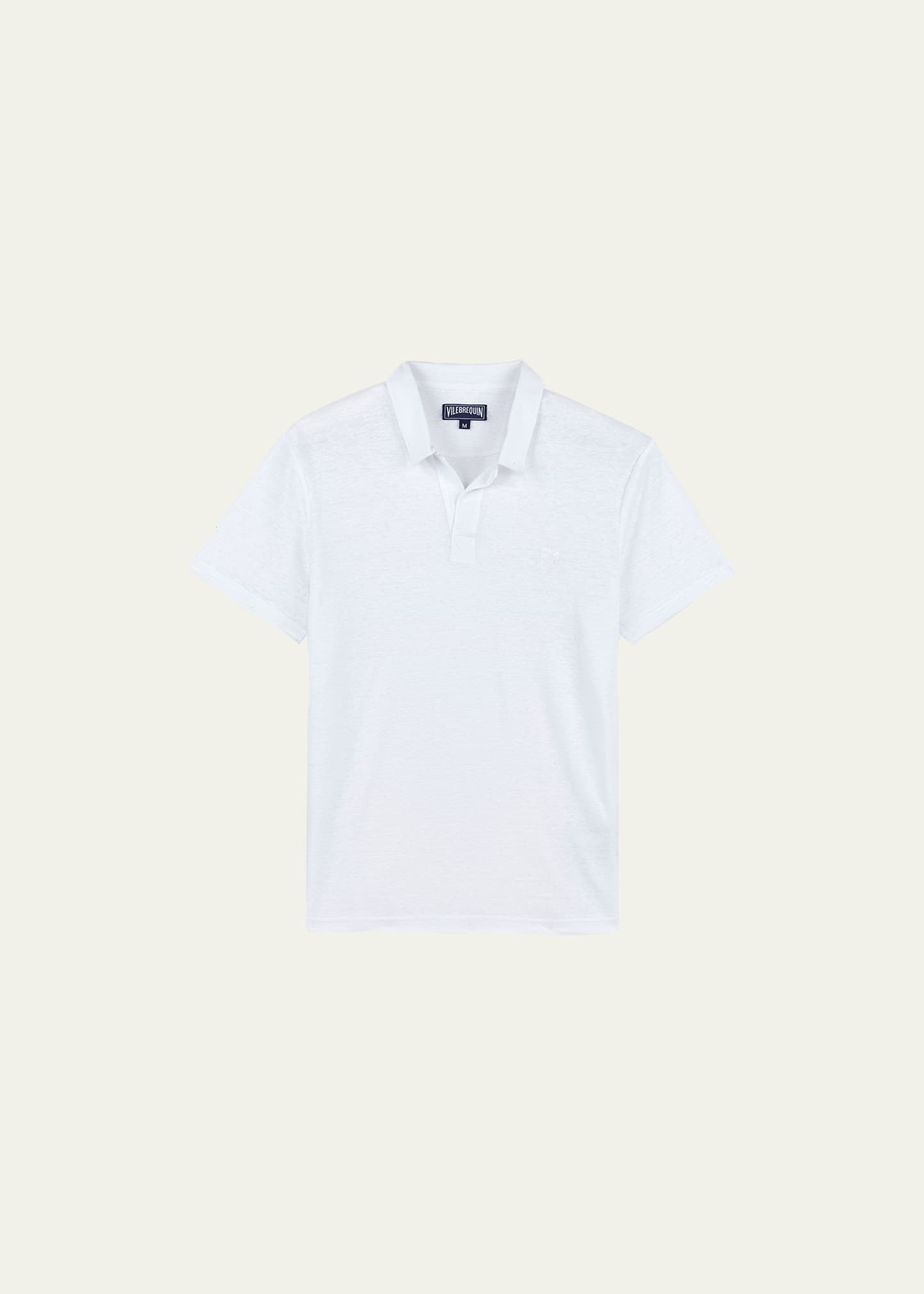 Men's Pyramid Linen Polo Shirt - 1