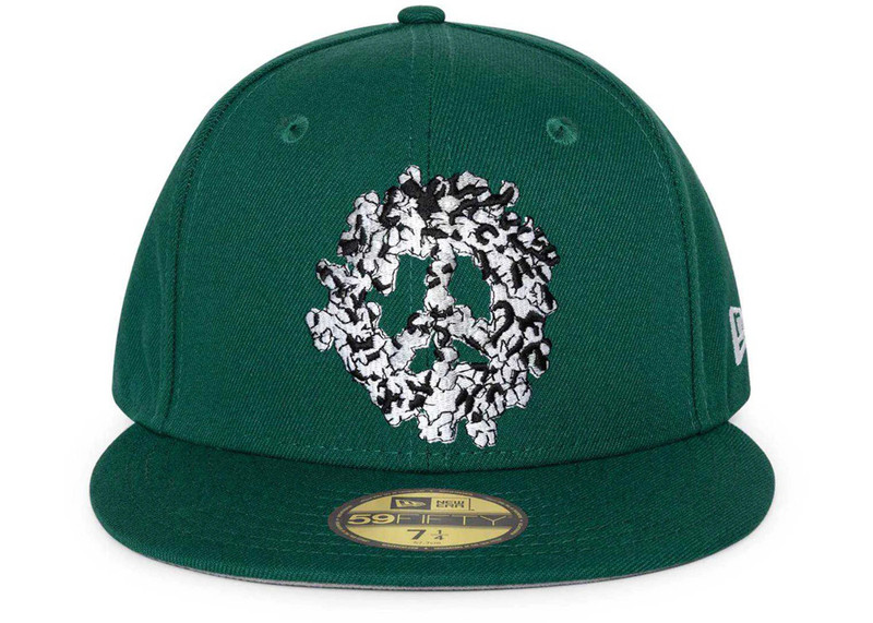 Denim Tears x New Era Peace 59Fifty Fitted Hat Green 1