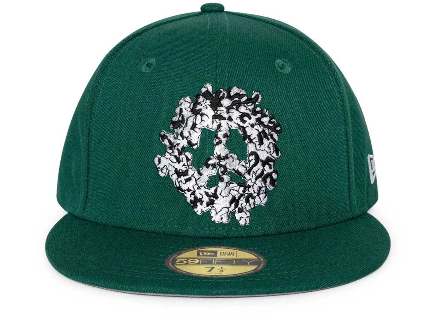 Denim Tears x New Era Peace 59Fifty Fitted Hat Green - 1