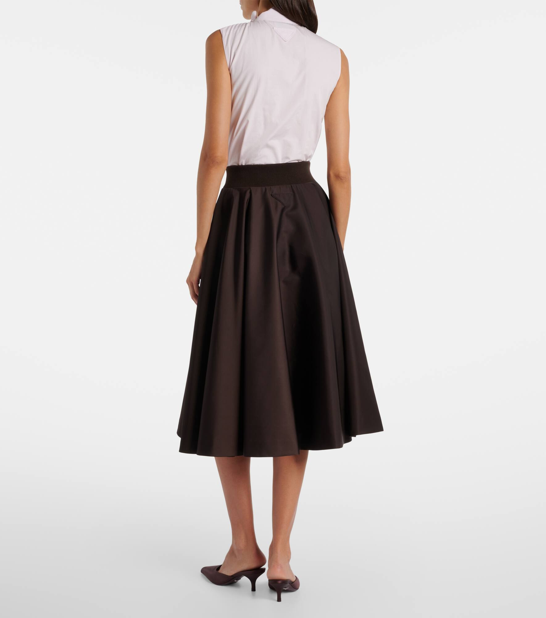 Re-Nylon midi skirt - 3
