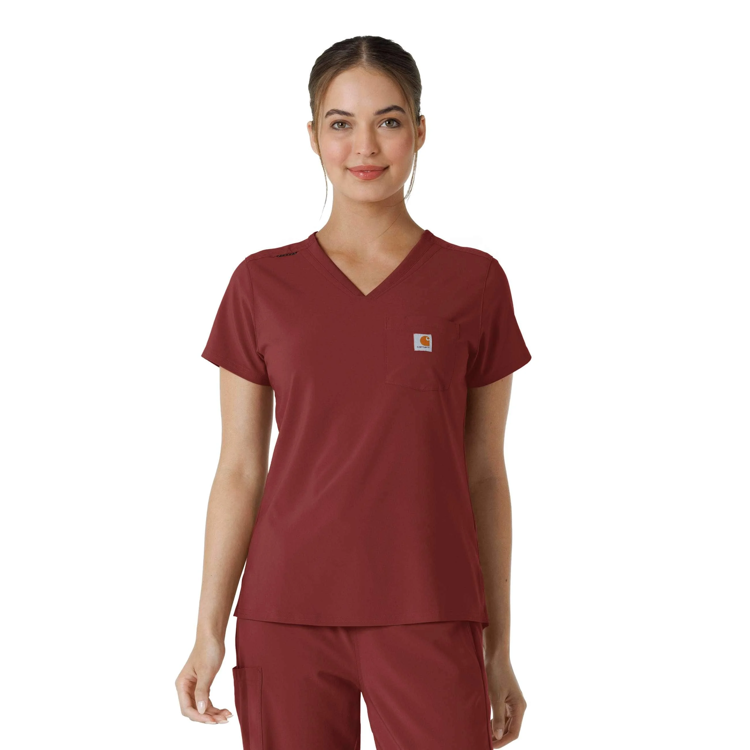 Women's Force Cross-Flex Tuck-In Scrub Top - 1