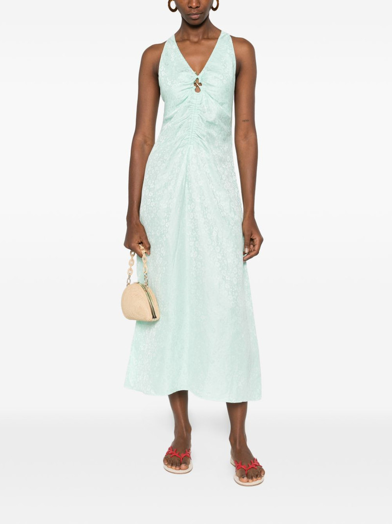 Sandro jacquard floral dress outlook