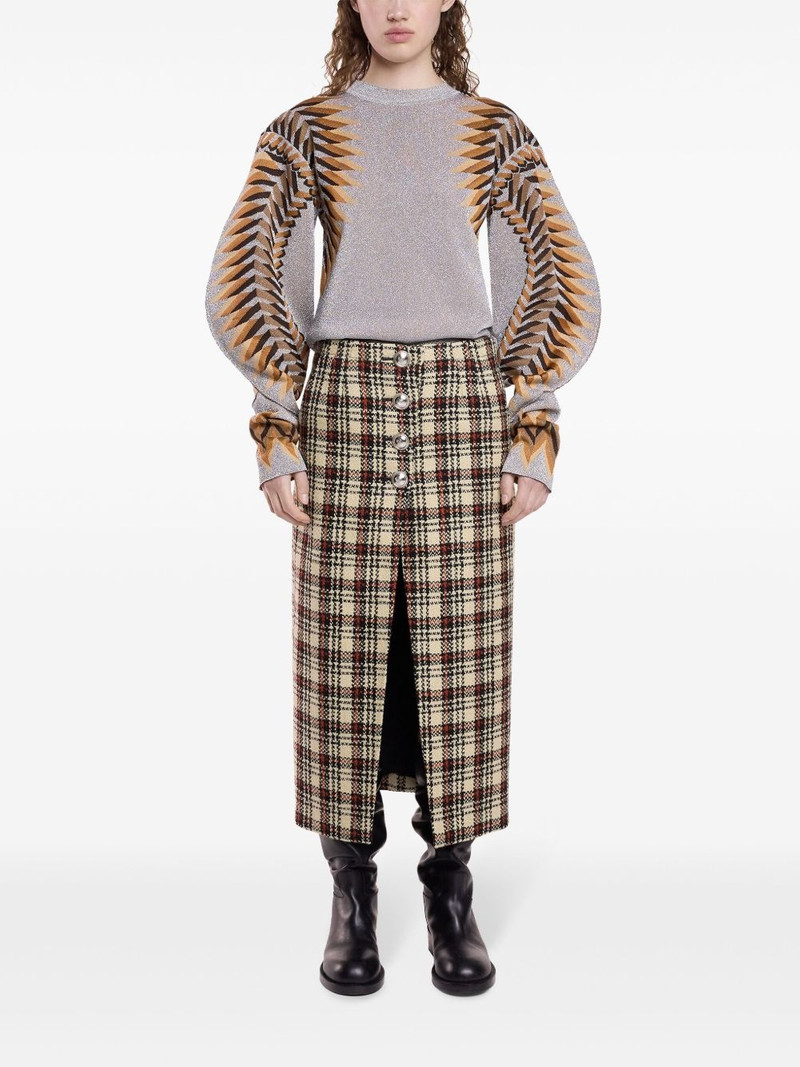 rabanne jacquard sweater outlook