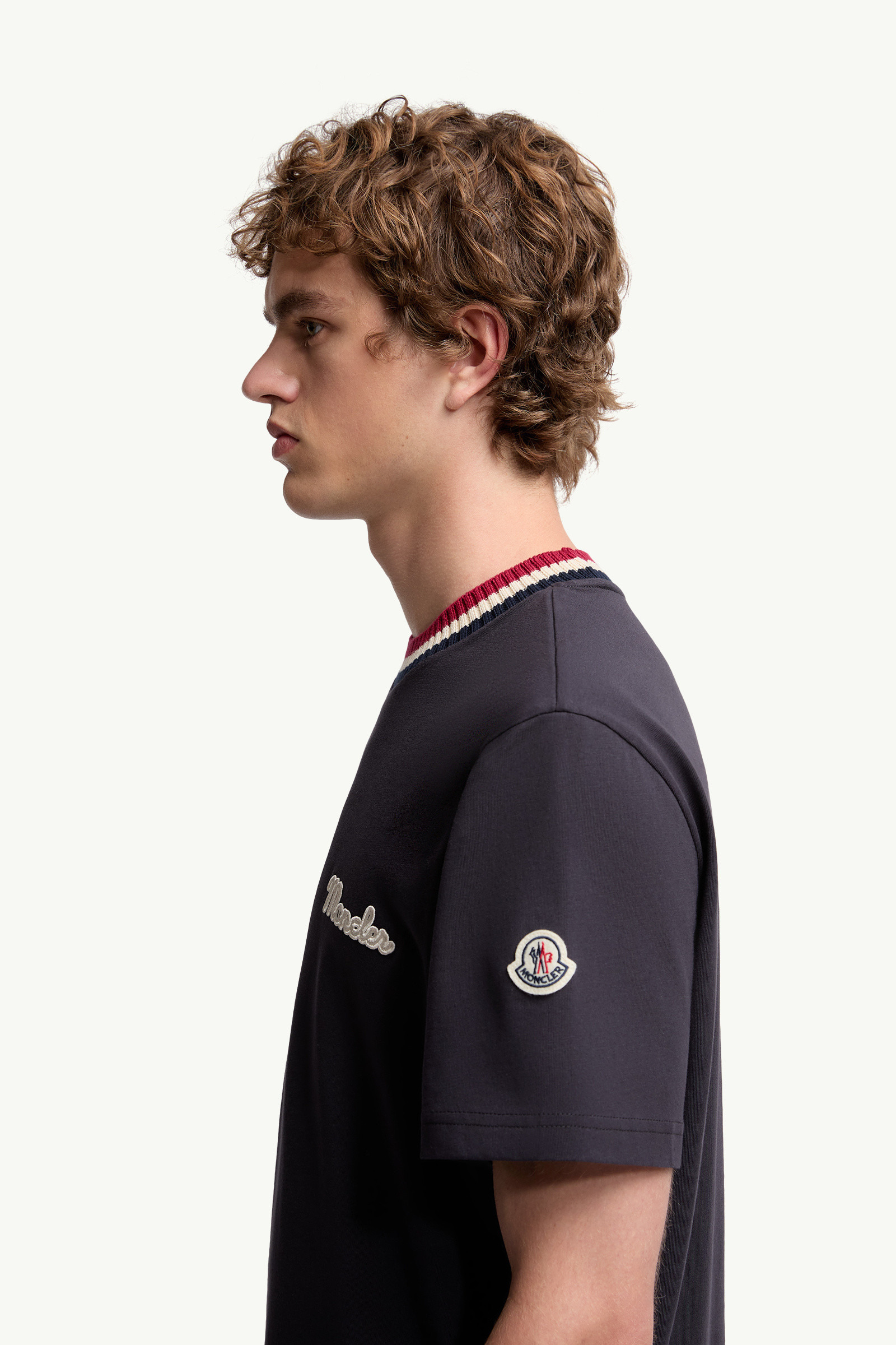 Embroidered Logo Cotton T-Shirt - 4