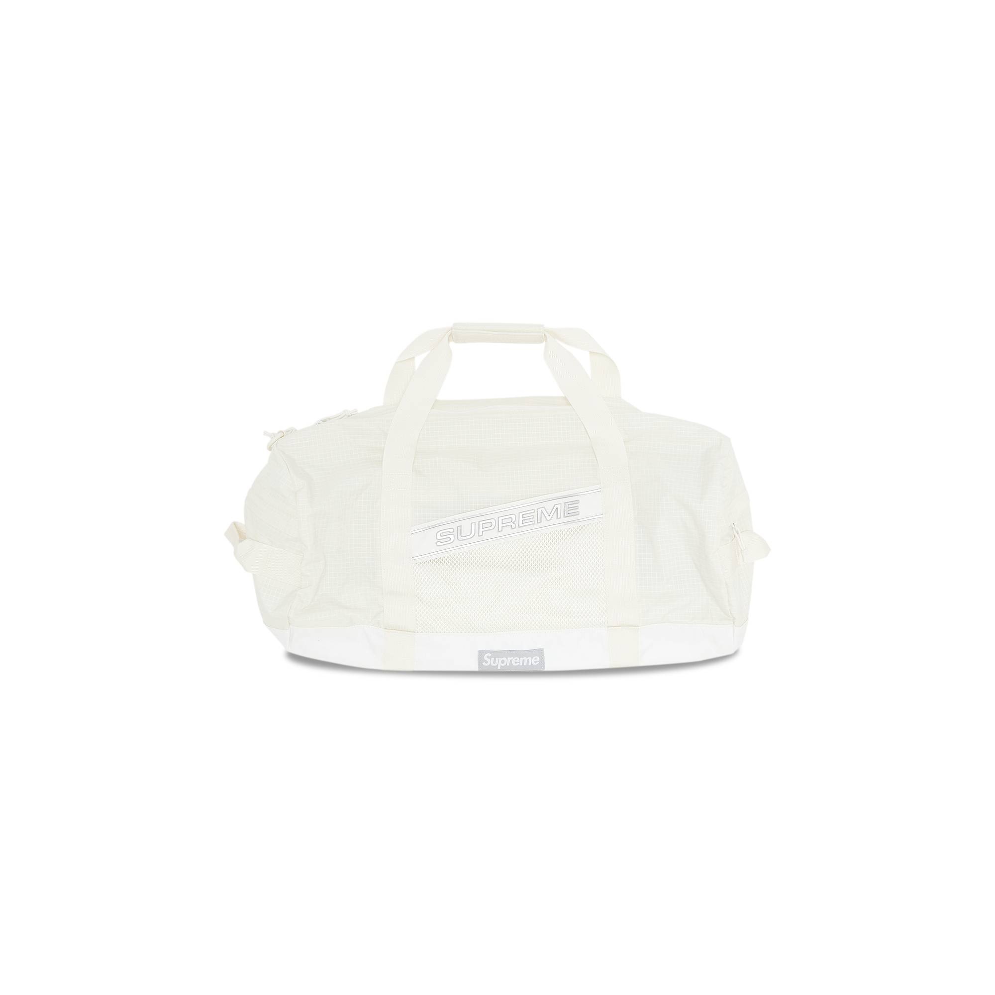 Supreme Duffle Bag 'White' - 1