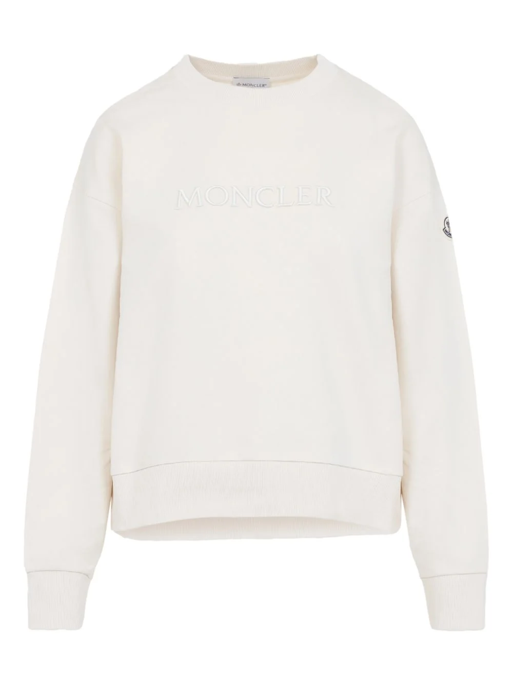 logo embroidered sweatshirt - 1
