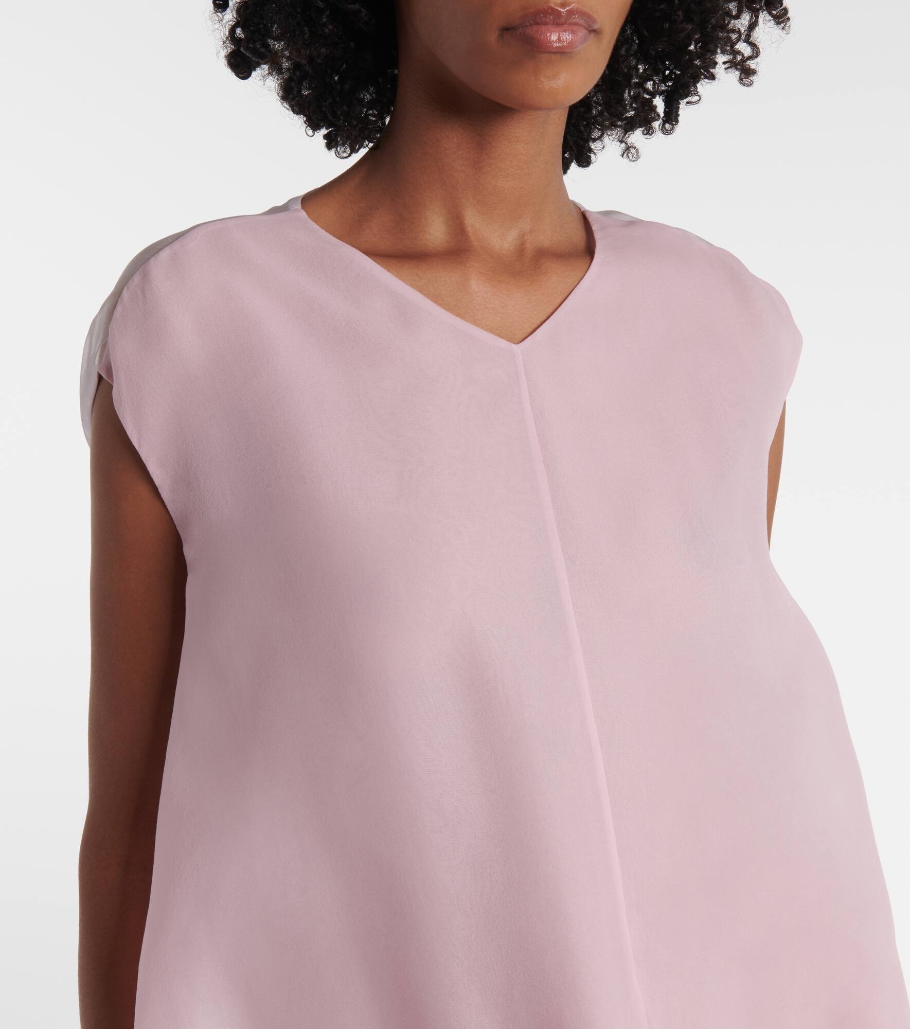 Noah silk organza midi dress - 4