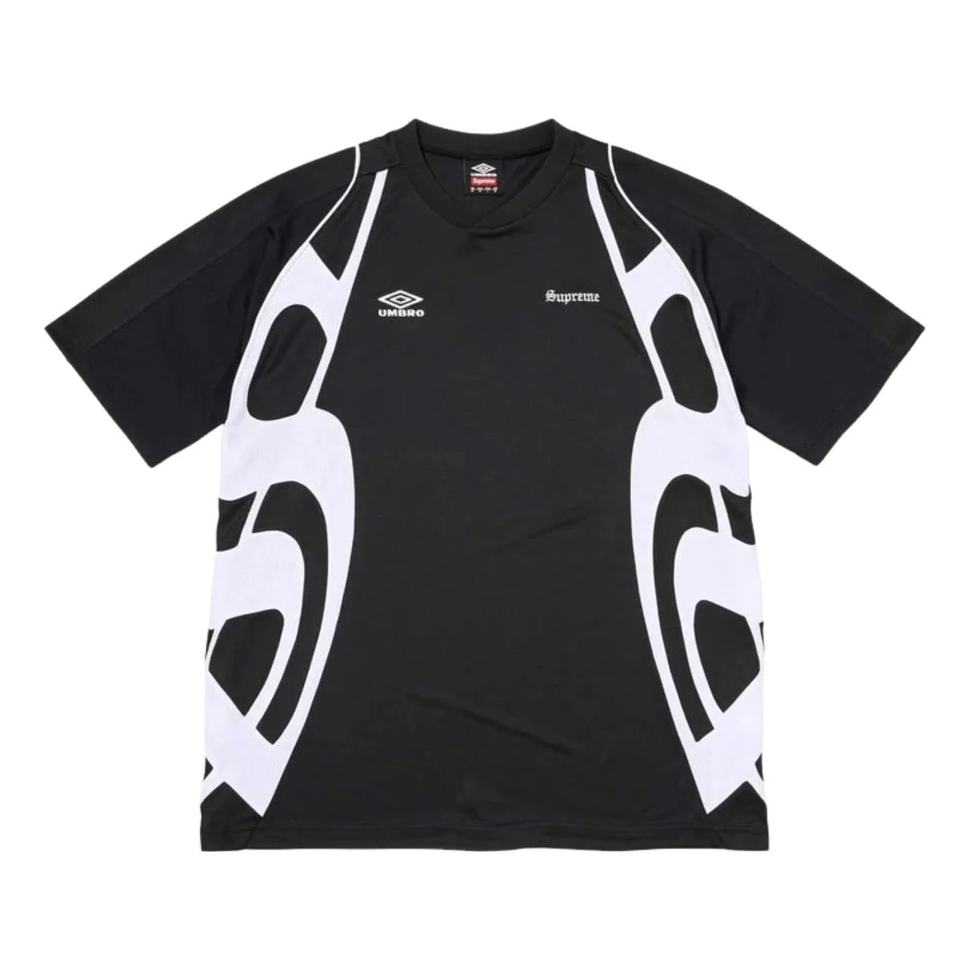 Supreme x Umbro SS26 Old English Soccer Jersey 'Black' SUP-SS26-211-BLK - 1